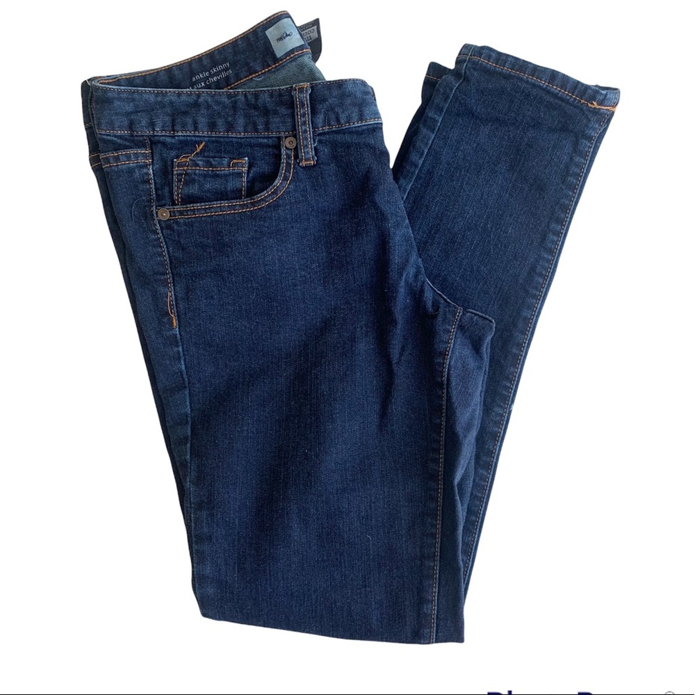 MASSIMO Premium Denim Skinny Ankle Jeans Size 8 - Picture 2 of 8